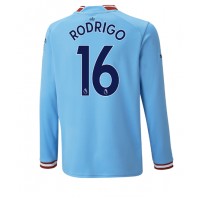 Fotbalové Dres Manchester City Rodri Hernandez #16 Domácí 2022-23 Dlouhý Rukáv